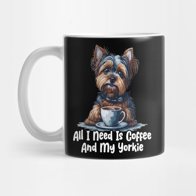 All I Need Is Coffee And My Yorkie by star trek fanart and more